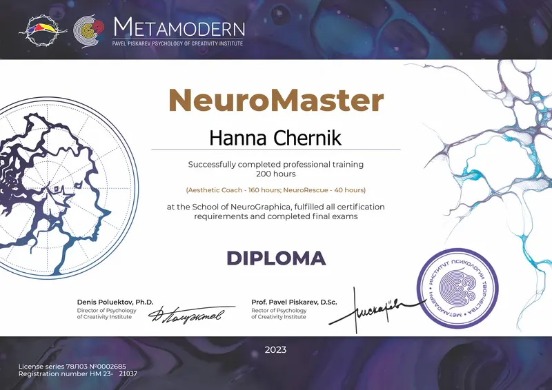 Hanna Chernik NeuroMaster Diploma